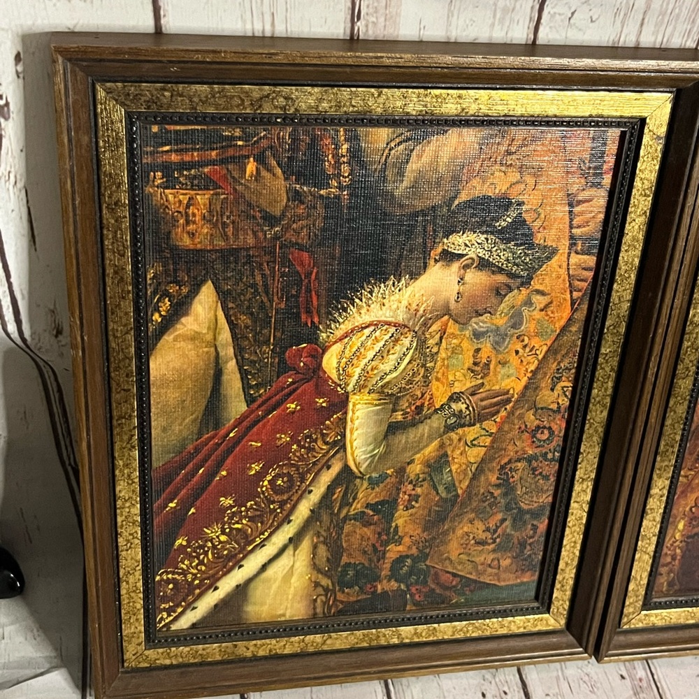 The Coronation of Napoleon Les Editions Braun Louvre Museum Paris Prints Framed - Picture 3 of 10